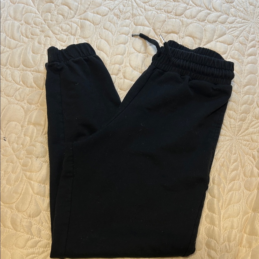 Kids Black Jogger Pants
